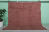 Rose Pink Moroccan Rug – 7.2 x 7.5 FT – Cozy & Chic Decor