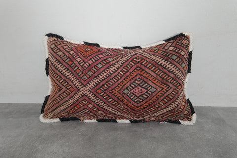 Handwoven Moroccan Kilim Pillow – 12.9 inches x 21.6 inches