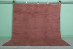 Rose Pink Moroccan Rug – 7.2 x 7.5 FT – Cozy & Chic Decor