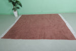 Rose Pink Moroccan Rug – 7.2 x 7.5 FT – Cozy & Chic Decor