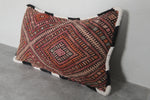 Handwoven Moroccan Kilim Pillow – 12.9 inches x 21.6 inches