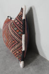 Handwoven Moroccan Kilim Pillow – 12.9 inches x 21.6 inches