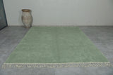 Green Custom size Moroccan Rug