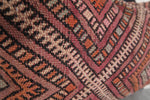 Handwoven Moroccan Kilim Pillow – 12.9 inches x 21.6 inches