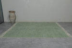 Green Custom size Moroccan Rug