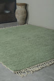 Green Custom size Moroccan Rug