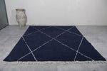 Blue White stripped Custom size Rug