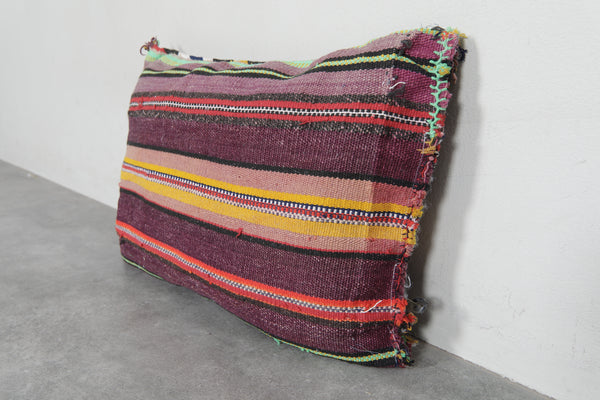 Handwoven Moroccan Kilim Pillow – 16.5 inches x 24.8 inches