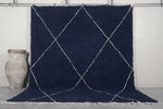 Blue White stripped Custom size Rug