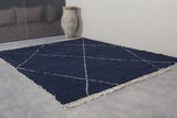 Blue White stripped Custom size Rug