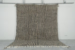 Handwoven Moroccan Rug - Vertical Stripe Pattern - Wool Rug