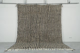 Handwoven Moroccan Rug - Vertical Stripe Pattern - Wool Rug
