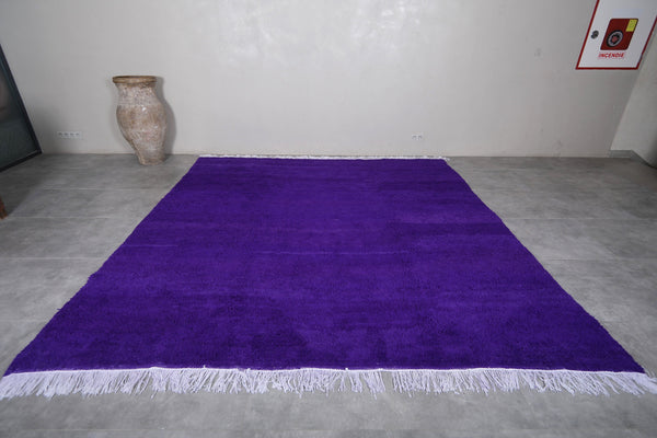 Luxurious large purple moroccan rug - Custom size