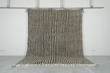 Handwoven Moroccan Rug - Vertical Stripe Pattern - Wool Rug