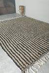 Handwoven Moroccan Rug - Vertical Stripe Pattern - Wool Rug