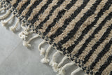 Handwoven Moroccan Rug - Vertical Stripe Pattern - Wool Rug