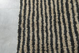 Handwoven Moroccan Rug - Vertical Stripe Pattern - Wool Rug