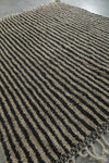 Handwoven Moroccan Rug - Vertical Stripe Pattern - Wool Rug