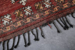 Vintage Moroccan rug 5.9 X 9.3 Feet