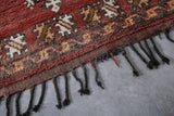 Vintage Moroccan rug 5.9 X 9.3 Feet