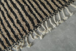 Handwoven Moroccan Rug - Vertical Stripe Pattern - Wool Rug