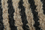 Handwoven Moroccan Rug - Vertical Stripe Pattern - Wool Rug