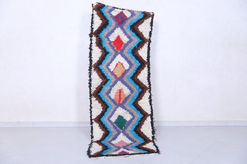 Moroccan berber rug 2.4 X 6.8 Feet