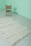 Moroccan Wedding Blanket Rug - 3.2 FT X 5.4 FT | Handcrafted Berber Carpet