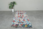 Colorful Diamond Patchwork Boucherouite Rug – 3.6 ft x 7.2 ft