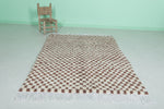 Handmade Moroccan Berber Checkered Rug – 4.5 x 6.5 Feet