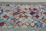 Colorful Diamond Patchwork Boucherouite Rug – 3.6 ft x 7.2 ft