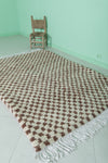 Handmade Moroccan Berber Checkered Rug – 4.5 x 6.5 Feet