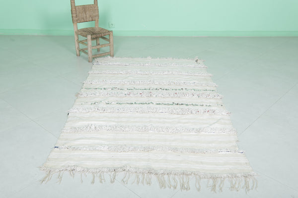 Berber Wedding Blanket – 3.9 FT x 6.2 FT | Handwoven Moroccan Decorative Rug