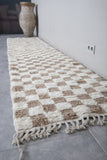 Beni ourain runner Moroccan rug 2.7 X 13 Feet