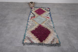 Moroccan wool rug 2.3 FT X 5.5 FT