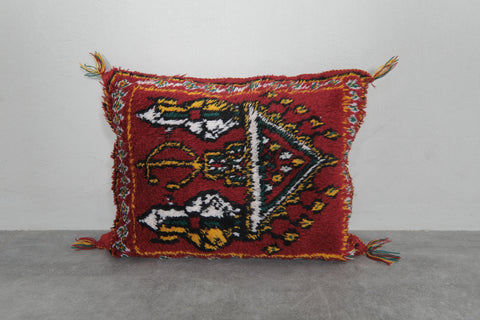 Handwoven Moroccan Kilim Pillow – 13.7 inches x 17.3 inches