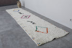 Moroccan handmade runner rug 2.6 X 11.4 Feet