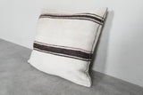 Handwoven Moroccan Kilim Pillow – 16.5 inches x 17.3 inches
