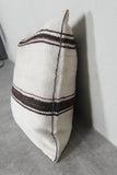 Handwoven Moroccan Kilim Pillow – 16.5 inches x 17.3 inches