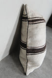Handwoven Moroccan Kilim Pillow – 16.5 inches x 17.3 inches