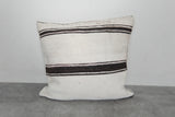 Handwoven Moroccan Kilim Pillow – 16.5 inches x 17.3 inches