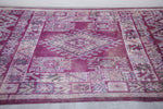 6 x 13.5 Feet Boujaad Moroccan Rug | Vintage Pink & Geometric Patterns