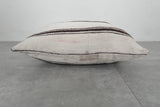 Handwoven Moroccan Kilim Pillow – 16.5 inches x 17.3 inches
