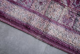 6 x 13.5 Feet Boujaad Moroccan Rug | Vintage Pink & Geometric Patterns