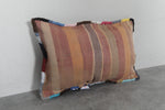 Handwoven Moroccan Kilim Pillow – 13.7 inches x 20 inches