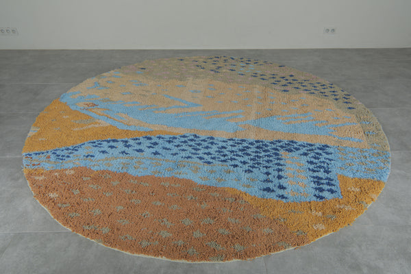 Handmade Round Rug 9 FT