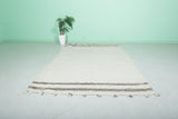 Amazing Flat-Woven Berber Moroccan Rug 5.9 FT X 9.2 FT
