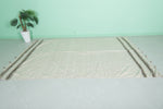 Amazing Flat-Woven Berber Moroccan Rug 5.9 FT X 9.2 FT
