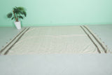 Amazing Flat-Woven Berber Moroccan Rug 5.9 FT X 9.2 FT