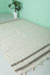 Amazing Flat-Woven Berber Moroccan Rug 5.9 FT X 9.2 FT